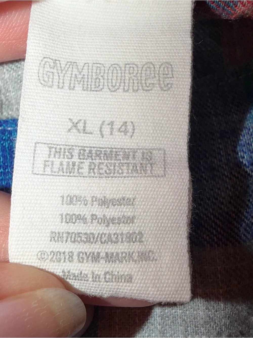 Gymboree soft plaid